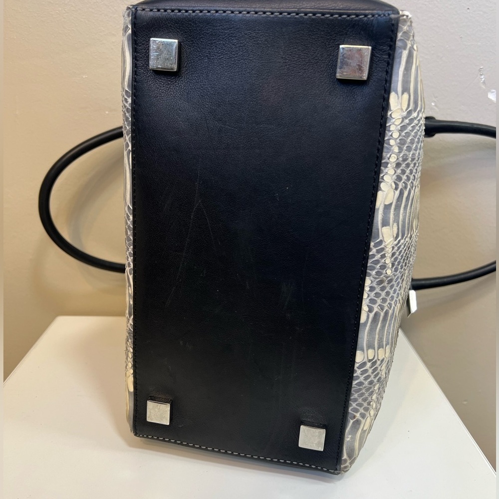 Michael Kors Collection Miranda Genuine Snakeskin Tote - Picture 9 of 11